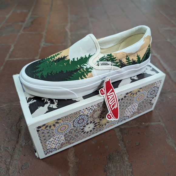 Vans Shoes - Kith x Vans Vault OG Classic Slip-On LX "Treescape" sneaker NWT!!